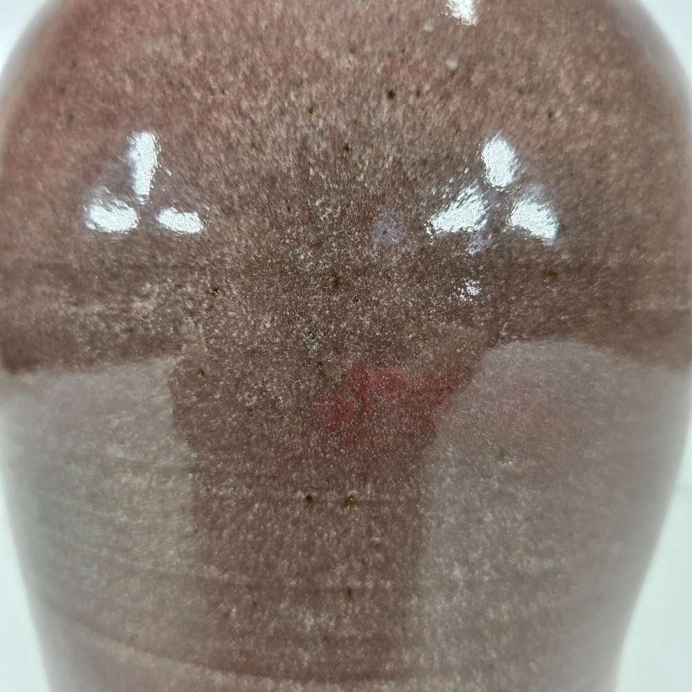Signed 1993 Quan Sec Studio Pottery Vase Jug Handmade Stoneware Ceramic Art Glaz - Picture 12 of 17